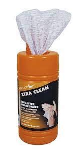 Lingettes imprégnées Xtra Clean x80 pour le nettoyage quotidien