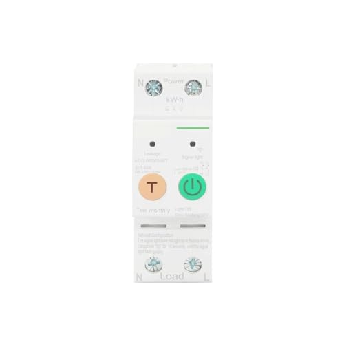 Monitoreo de medición de energía doméstico con disyuntor monofásico programable