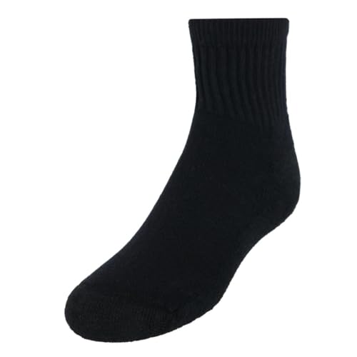 Hanes Boys Socks, Double Tough Cushioned Ankle And No Show,...