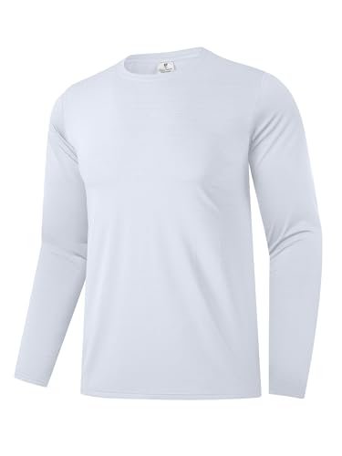 T-shirt manches longues homme UPF 30+ blanc XX-Large pour protection solaire