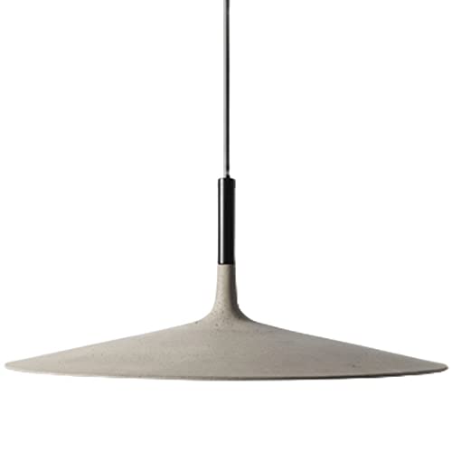 Suspension ciment LED design original lustre de ferme vintage pour îlot cuisine