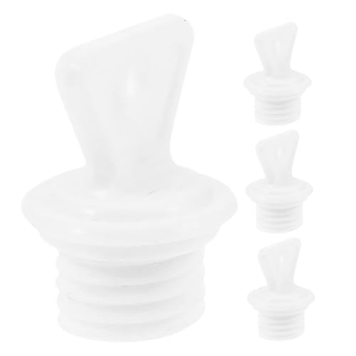 Gogogmee Water Bag Stopper Hot Sealed Hot Water Bottle Plug 2.1cm .7cm h 4 Pack Set