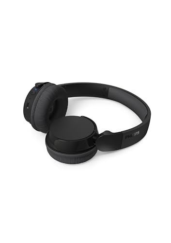 Philips TAH3209BK Casque sans Fil Supra-aural Bluetooth léger, Isolation phonique Passive, 25 Heures d’autonomie, Son Naturel, appels clairs, Basses dynamiques, Recharge en 2 Heures Via USB-C - Noir – Image 3