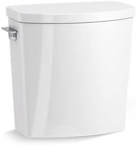 Kohler K-90098 Irvine 1.28 GPF Toilet Tank Only - Left Hand Lever - White
