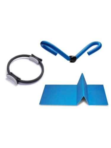 Movi Fitness Mf548 - Banco multifunción para abdominales, azul, talla única