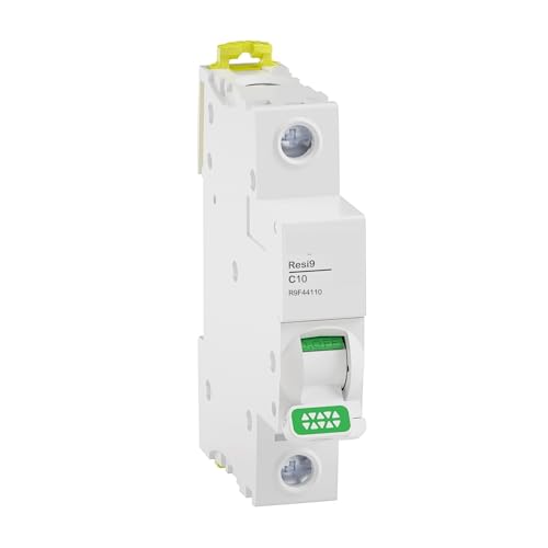 Disjoncteur phase neutre R9F44110 Schneider Resi9 10A pour tableau électrique