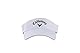 Callaway Golf Liquid Metal Visor (Serie 2022), Weiß schwarz, Taglia unica