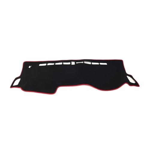 Tapis de tableau de bord pour Kia Forte K3 Cerato 2019-2023 noir liseré rouge