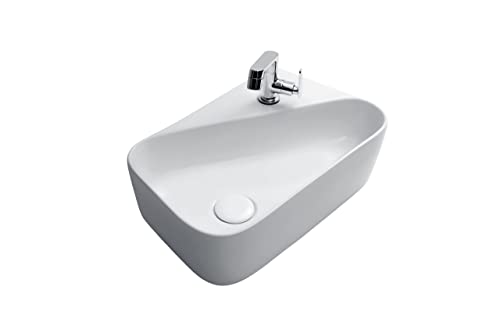 Root Group ceramic wash basin nl Brio wall hung basin hand wash basin for bathroom kitchen hall living room vessel sink white basin glossy basin stylish basin wall mount toilet washroom ceramicbasin (B0BF5C99GQ) Amazon Price History, Amazon Price Tracker