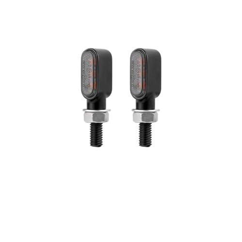 Clignotant Ambre Moto Puissant Éclairage Orange 8mm Indicateurs de Direction Étanche