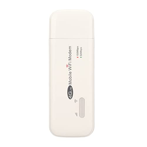 Image of Vikye 4G WiFi Modem, Plug and Play, SIM Card Slot, 150Mbps, 10 Users Supported, Wireless LTE Router for Tablet Laptop Phone, USB Modem Included, VIKYER4K852WIQU