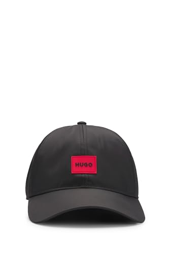 Casquette à six panneaux HUGO Jake-N-PL en coton premium avec finitions silicone