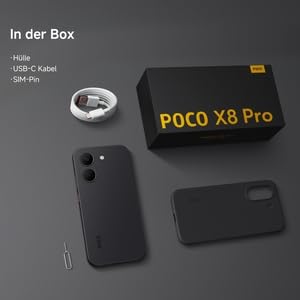 XIAOMI Poco X8 Pro Smartphone 8GB+256GB, Dimensity 8500-Ultra Prozessor, 6500mAh Akku, Ultra-helles AMOLED Display, 50MP Sony IMX882 Hauptkamera mit OIS, Grün, 3 Jahre Garantie – Bild 7