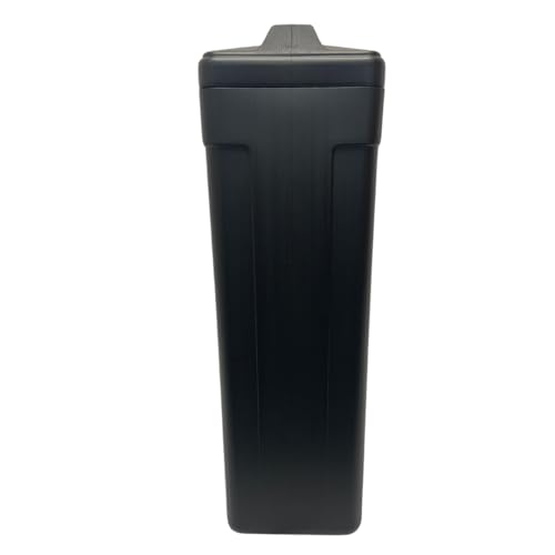 11x11x38 Square Brine Tank for Water Softener with Brine Safety Float Included (Black)