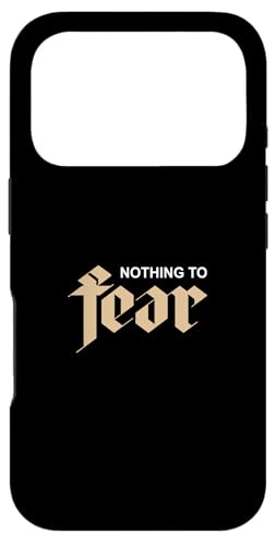 �^���J���[ Nothing To Fear �^�� �O���t�B�b�N �X�}�z�P�[�X iPhone 17 Pro �p