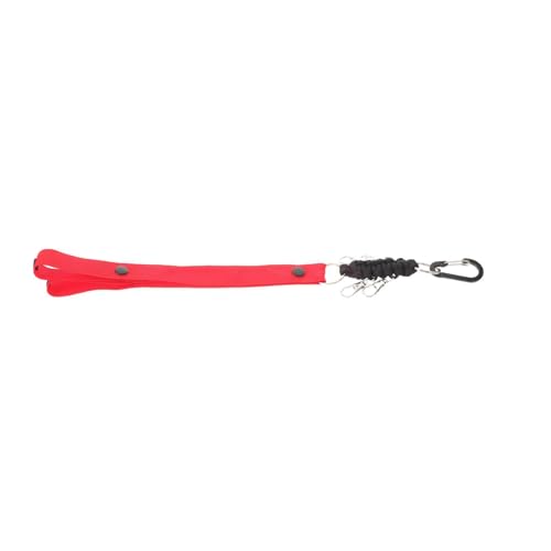 TOYANDONA Correa para Pompones de Animadora Negra con Lazo Rojo Soporte Fijo para Mochila Cordón Resistente para Transportar y Proteger Pompones en Prácticas y Competiciones Deportivas al