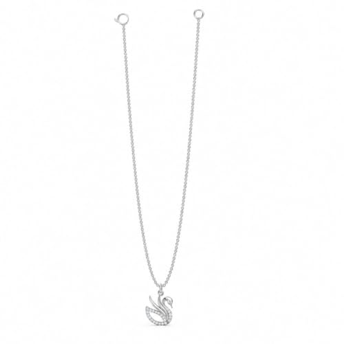 Image of Miss Highness 925 Sterling Silver Pendant for Women | Swan Pendant with Chain | Certified Pure Silver Jewellery | Daily Wear Necklace | Gift for Wife, Girlfriend, Birthday & Anniversary