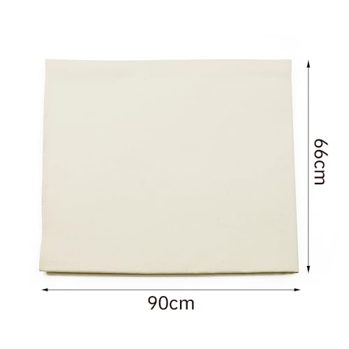 ooklee Professional Bread Proofing Cloth Baking Accessories, Baker's Couche for Baguette Bread Loaf Dough Sourdough Fermented Large Size 90x60 cm 100% Cotton