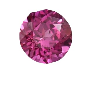 Saphir rose de Ceylan naturel de 5 mm, gemme d'exception pour haute joaillerie