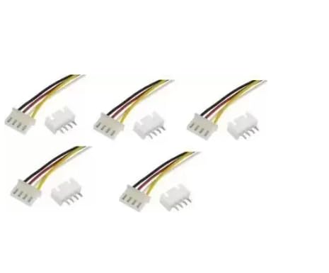 AQBP 5 Pair Male Female Set of JST XH 2.54 4-Pin Connector Set Electronic Components Electronic Hobby Kit (B0CPY6F52G) Amazon Price History, Amazon Price Tracker