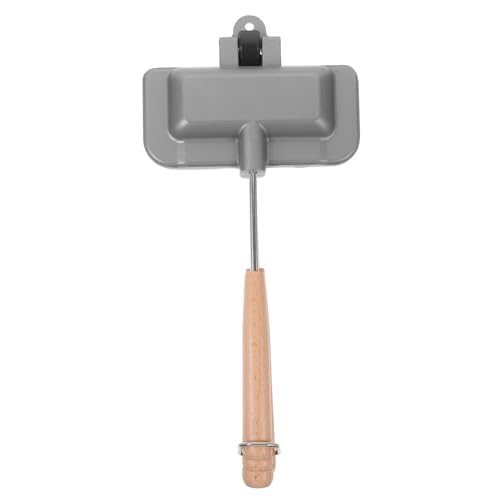 TOPPERFUN Sartén Antiadherente para Sandwiches con Moldes Extraíbles Utensilio de Cocina para Tostadas Waffles y Parrilla de Doble Cara para Preparar Comidas Rápidas y