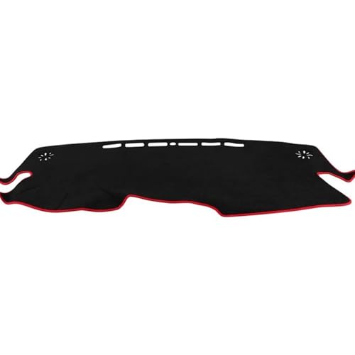 CHR用 C-HR用 CH R 2016 2017 2018 2019 2020 2021用 車用ダッシュボードサンシェードマット計器カバー ダッシュマットサンシェードパッド(A Red Side LHD)