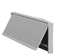 CRL Satin Anodized No-Draft 3" x 11-1/2" Mail Slot for Glass