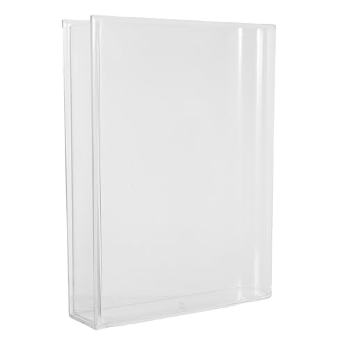 Garneck Vase Hydroponique Transparent de Livre – Support pour Plantes Aériennes et Vase à Jacinthe, Décoration Élégante pour Petits Espaces, Centre de Table pour Bureau et Maison, Pot