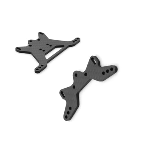 ラジコンカーアクセサリー タミヤ TT-02B 1/10用 RCカー グレードアップ パーツ アクセサリ カーボンファイバー柄 前後 ショック タワープレート