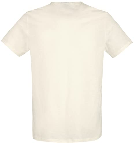 The Rolling Stones Amplified Collection – Washed Out Tongue Homme T-Shirt Manches Courtes Blanc cassé M - Les Beatles, Paul McCartney, John Lennon, RIngo Starr, George Harrison The Rolling Stones Amplified Collection - Washed Out Tongue Homme T-Shirt Manches Courtes Blanc cassé M – Image 3