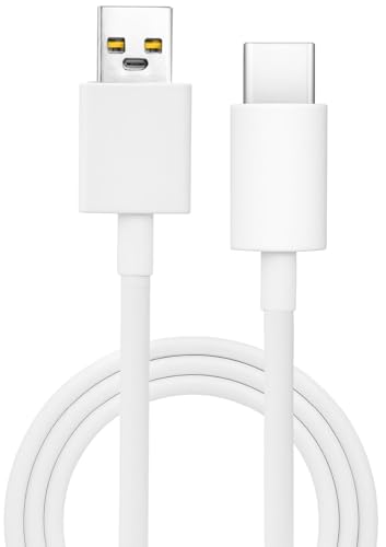 AINE 120W USB Type-C SuperVOOC Data Sync Cable compatible with Realme GT 6 GT 6T | 11 Amp High-Speed Charging | Original Charging Speed