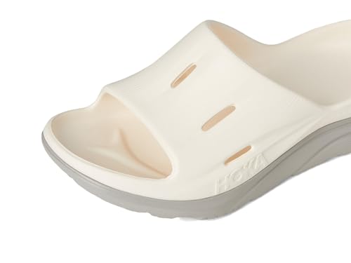 Image of Hoka Unisex Ora Recovery Slide 6 Alabaster /Stardust Men's 6, Women's 8