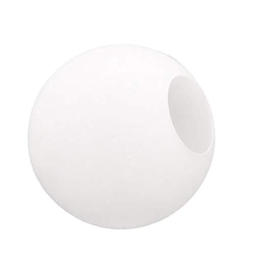 Image of Lighting Fixture Replacement Globes Neckless Top Opening Frosted Opal White Glass Lamp Shades Diameter 4 inch Fitter 1.18 inch Multiple Specifications