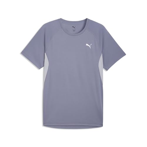 PUMA Men's Run Favorite T-Shirt, Gray Sky SS26, Large M Run Velocity Tee (Poly)