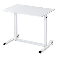 ガス圧昇降式デスク　60×90×(70〜110) Amazon | サンワダイレクト 昇降式デスク ガス圧 幅120×奥行60cm