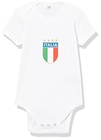 Italia Unisex Baby Italie Unterhemd, weiß, 62