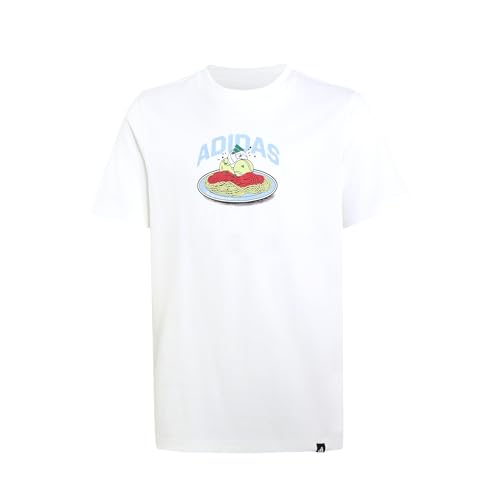T-shirt graphique pasta junior Adidas idéal pour l'école et le sport