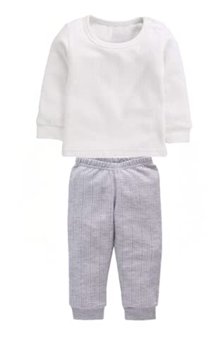 Image of NEVA Kids(Baby Boys & Baby Girls) Winter Thermal.Its a Pack of Full Sleeves Body Warmer Upper & Lower .It is A 2-pc Pack !!