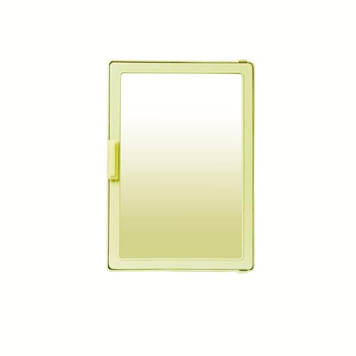 Image of PGen Small Size Mini Wall Mounted Mirror Storage Cabinet Organiser Shelf for Bathroom Kitchen Washbasin Dressing Room (Ivory)