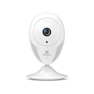 EZVIZ Mini Indoor Security Camera Wireless with App, 1080P Wifi Camera Indoor, Home Secuirty Camera, 10M Night Vision, Motion Detection, Alarm, Two Way Audio, 2.4GHz Only, Alexa Google Control (CTQ2C)