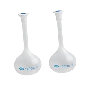 Pretyzoom Fluorierte Laborflaschen 1000 ml 2 Stück