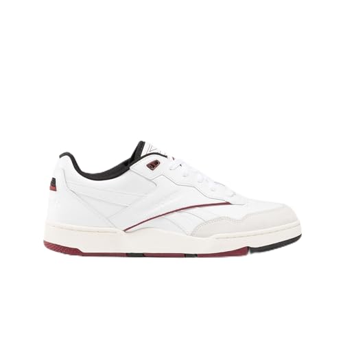 Reebok BB 4000 II, Sneaker Unisex-Adulto, FTWRWHITE/Black/CLBURGUNDY, 40 EU