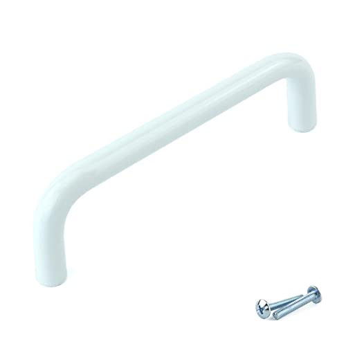 M4TEC Bar Bâton Cuisine Armoire Porte Poignées Placard Tiroir Chambre Meubles Tirer Blanc. Série W7: Entraxe 128 mm