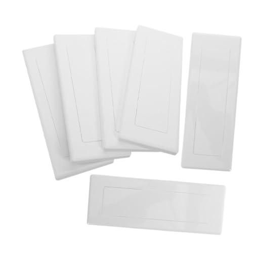 GALPADA 6piezas Revestimiento De Paredes Plastico Tapas De Enchufe Ciegas Para Cajas Electricas Cubiertas Electricas Para Interruptores Salon