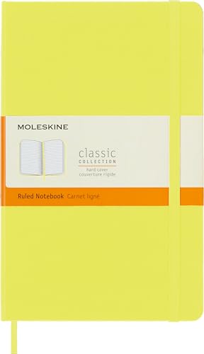 Moleskine Classic Notebook, Hard Cover, Large (5" x 8.25") Ruled,...