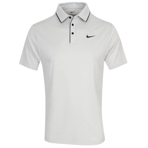 Nike Tour Men's Dri-FIT Golf Polo (White/Black) Size Medium