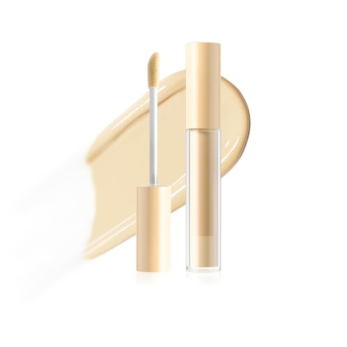Corrector Ojeras - Producto para Ojeras Naranja, para Cubrir el Rojo, Neutralizar los Tonos de Fondo Naranjas, así como una Barra de Cubrimiento Prominente (#Yellow, 3ml)