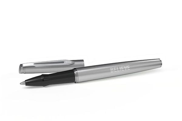 Gerth Medien Believe Stylo roller Argenté pour prendre des notes au bureau