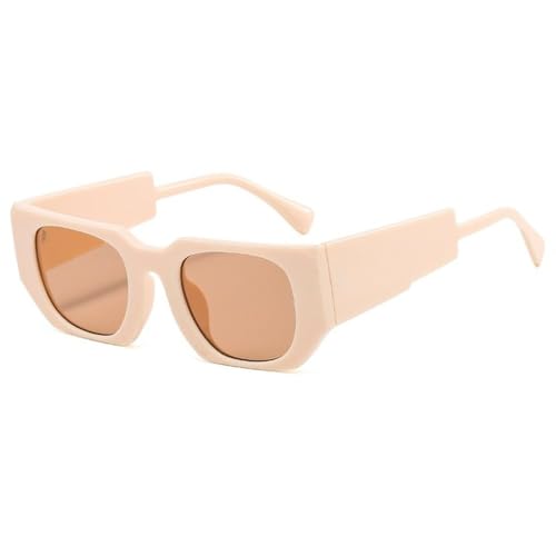 Lunettes de soleil rétro femme jambes larges nuances UV400 homme tendance