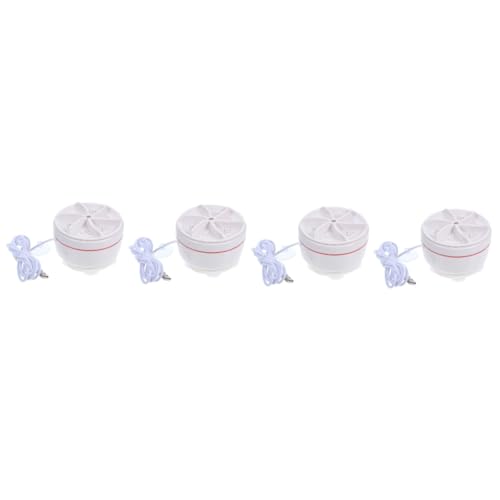 OSALADI 4 Piezas mini lavadora válvula lavadora plegable cuenco para lavar plegable secador pequeña lavadora lavavajillas lavadora personal automática tina de lavado de ropa páginas